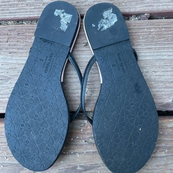 Kate Spade Flip Flop Sandal Flat Cabana Shoe Size 6 - Picture 2 of 11